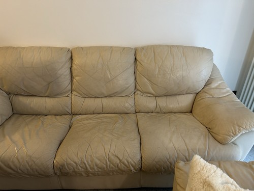 Set divani vera pelle - di,