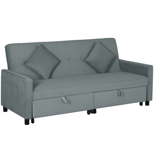 Homcom divano letto clic clac - letto,