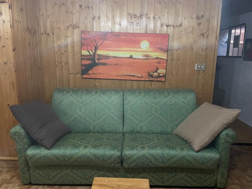 Divano letto posti verde - divano,