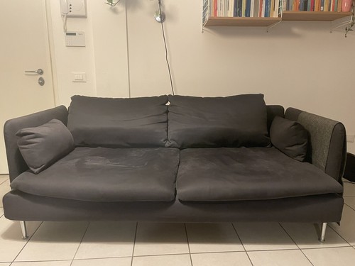 Fodera colore blu - divano, ikea