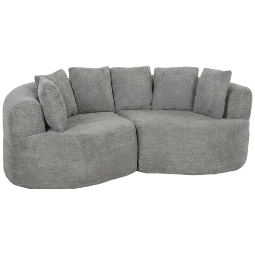 Homcom divano modulare posti - homcom, 3
