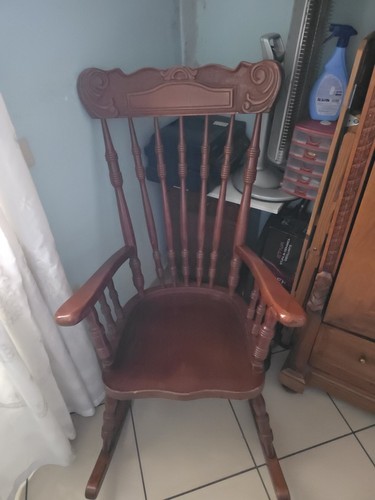 Sedia dondolo con - sedia, a