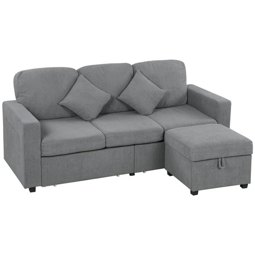 Homcom divano posti in - homcom,
