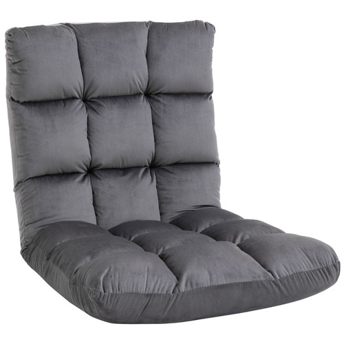 Homcom sedia pavimento in - pavimento,