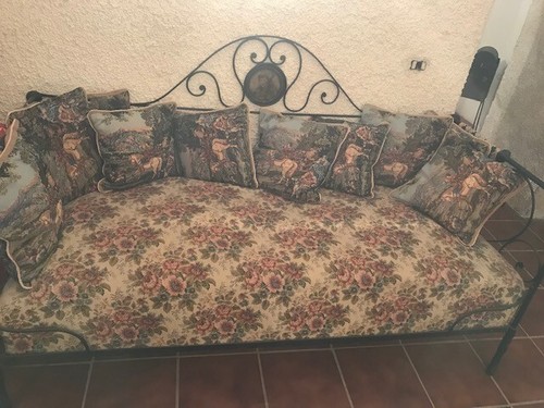 Divano ferro battuto vintage - battuto,