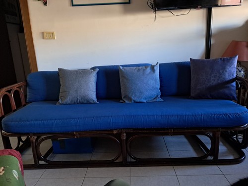 Divano bambu usato ottimo - divano, per