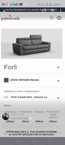 Divano letto mai usato - divano, ancora