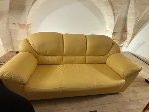 Divano posti colore - colore, giallo