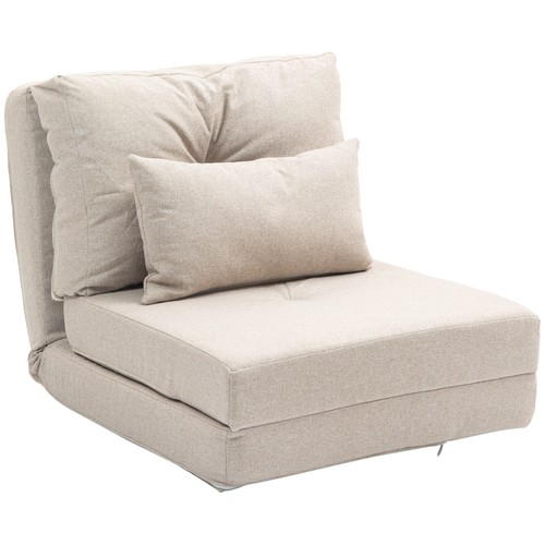 Homcom poltrona letto 1 - poltrona, 3